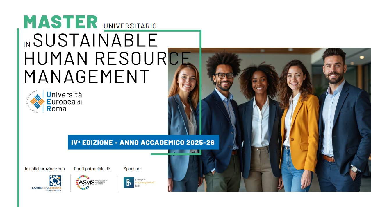 Master Universitario in Sustainable Human Resource Management (SHRM) – IV Edizione