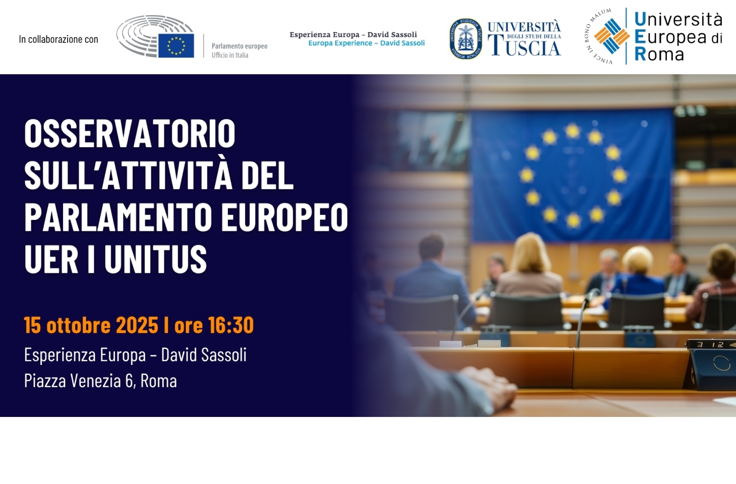 Osservatorio sull’attività del Parlamento Europeo