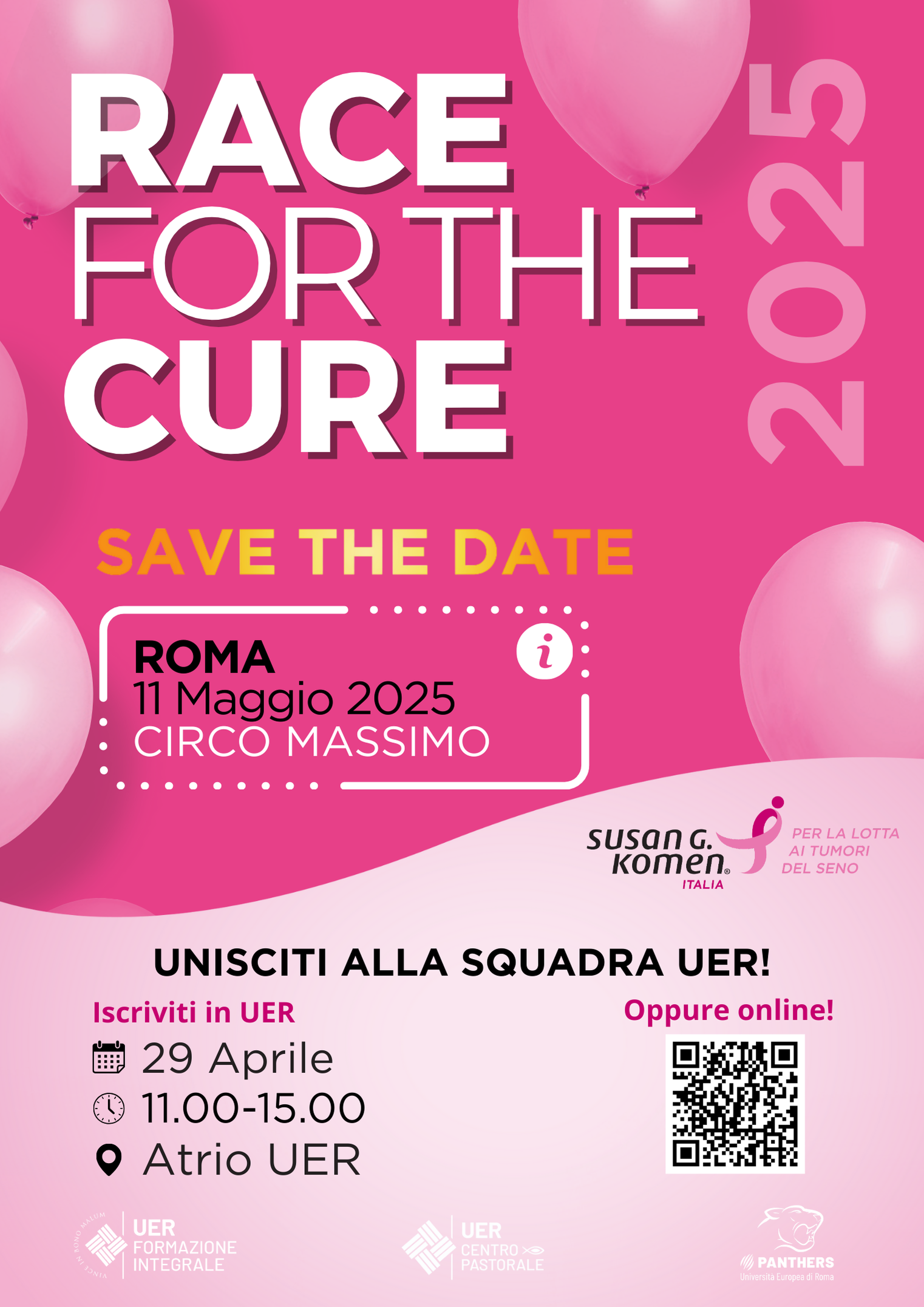Race for the cure: corriamo insieme per la Vita!