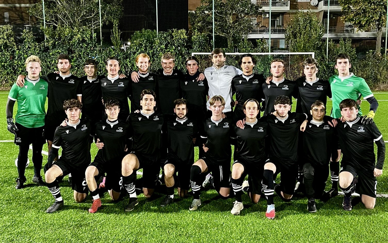 Incontro di calcio a 11 con i Panthers