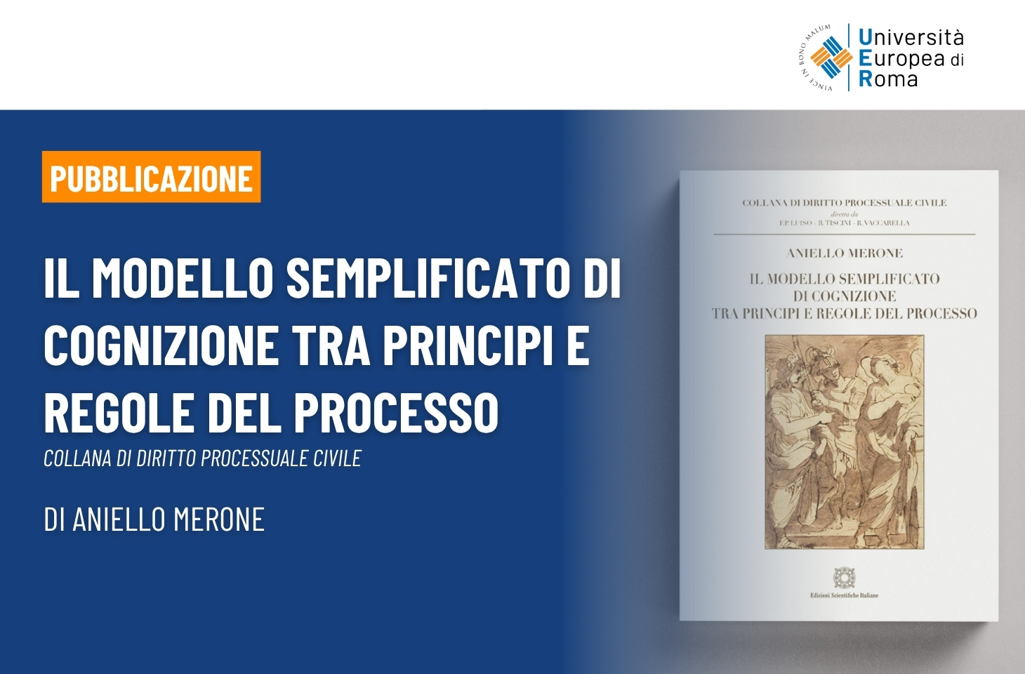 Nuova pubblicazione per il prof. Aniello Merone