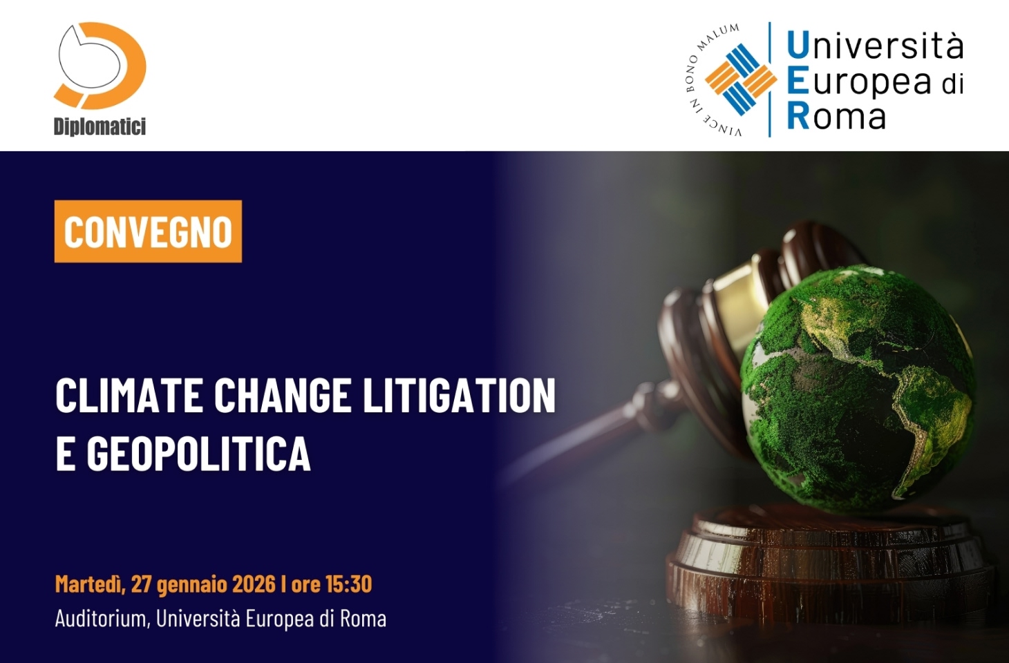 UER e Associazione Diplomatici sul tema del climate change