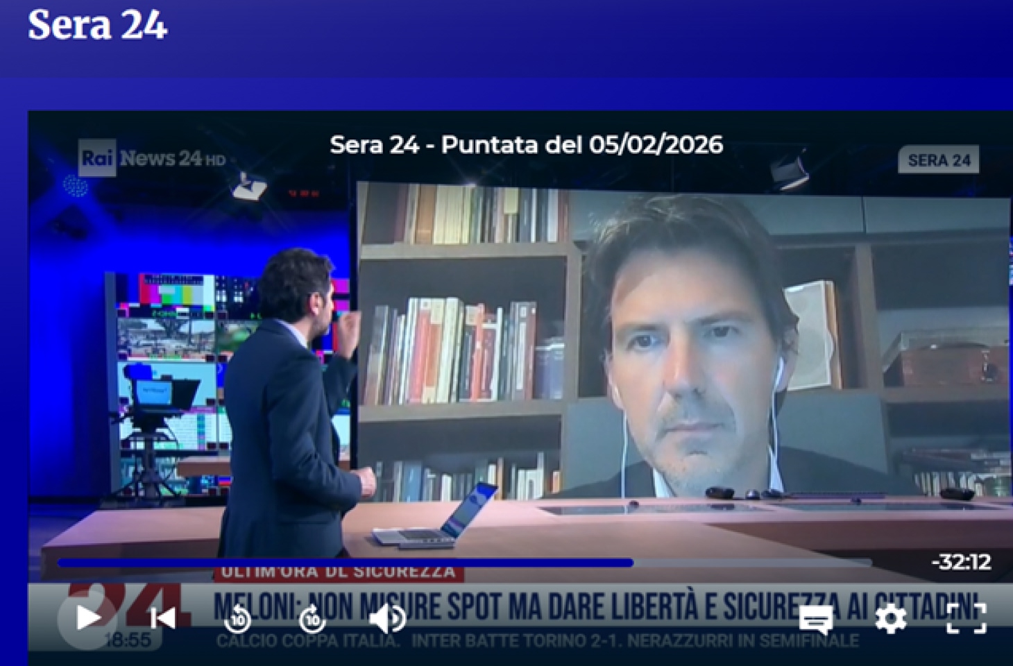 Il prof. Scialdone a Rainews24