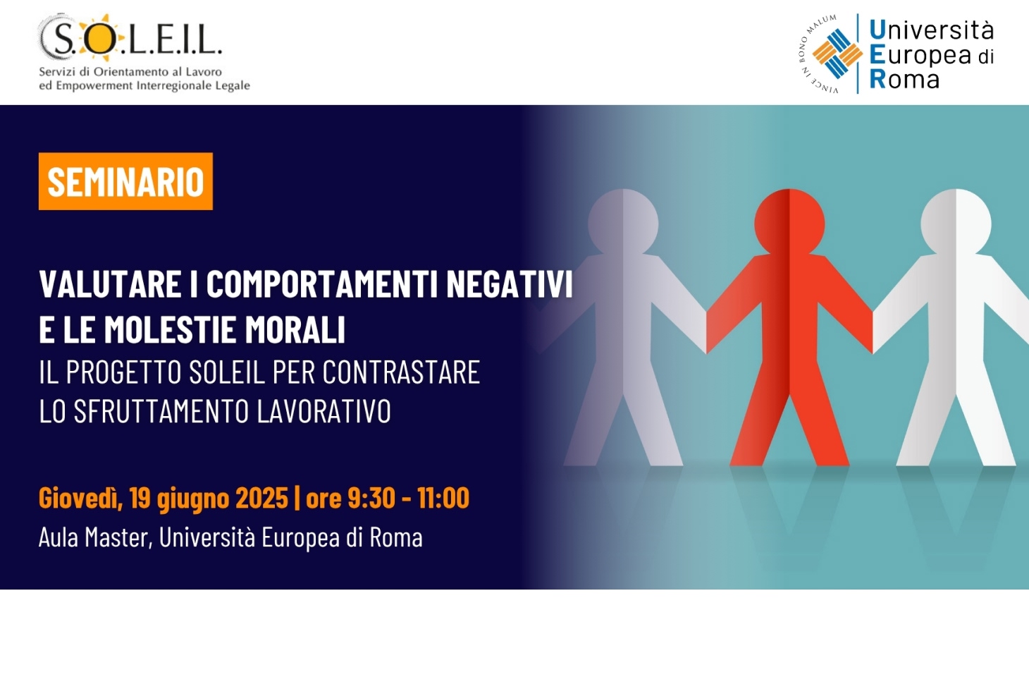 Seminario sullo sfruttamento lavorativo