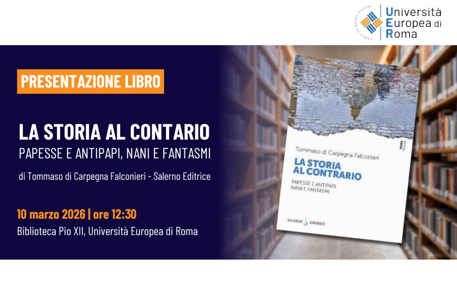 Presentazione del libro “La storia al contrario”