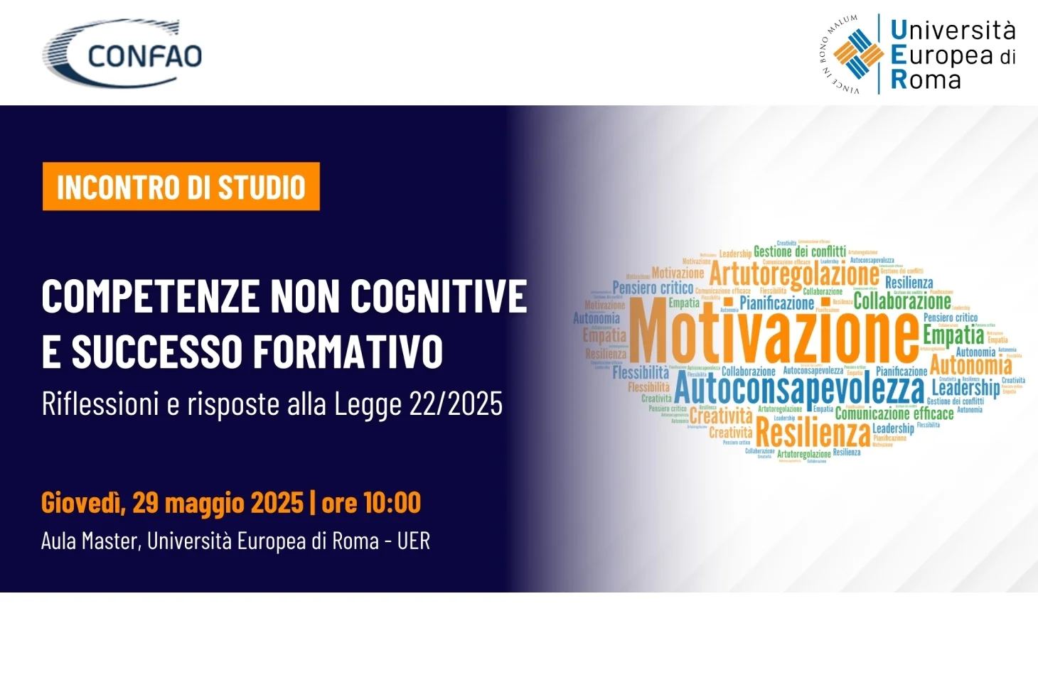 Un incontro per docenti sulla legge 22/2025 sulle competenze non cognitive