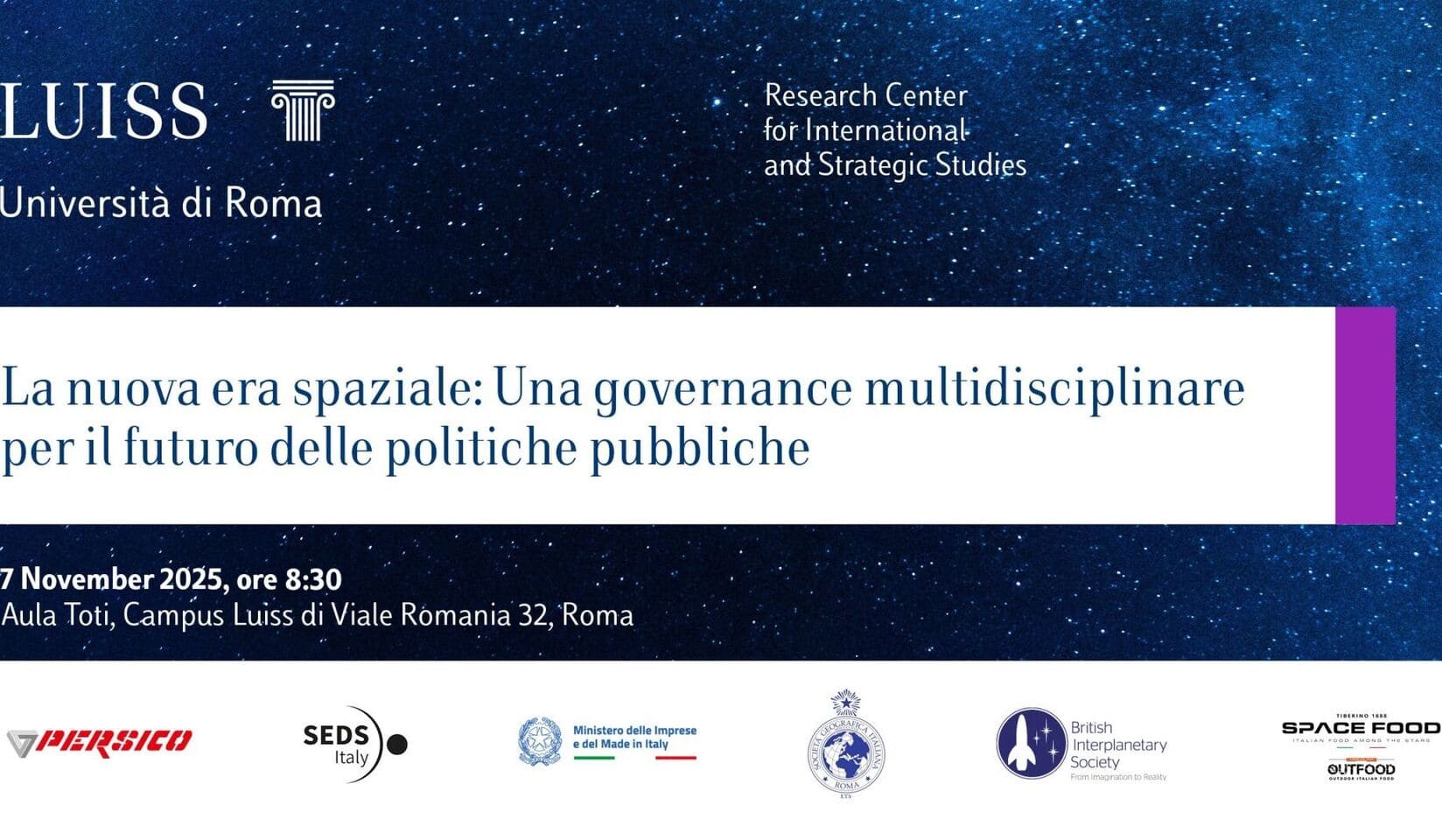 Il Prof. Casagrande alla conferenza inaugurale dell’unità SPHERE