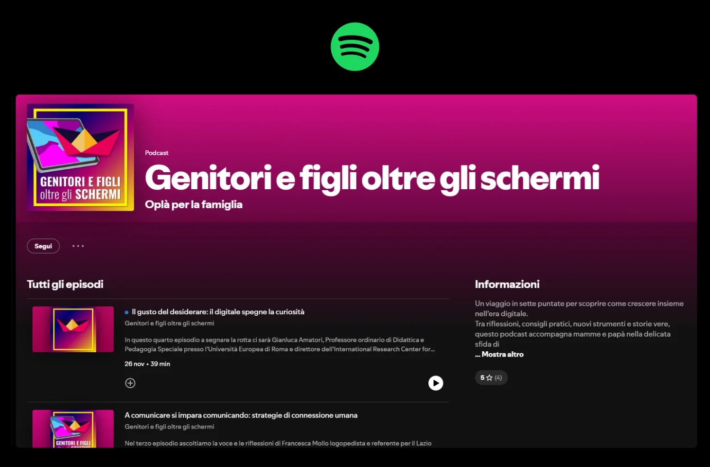 Il Podcast del Prof. Gianluca Amatori su genitori, figli e tecnologie